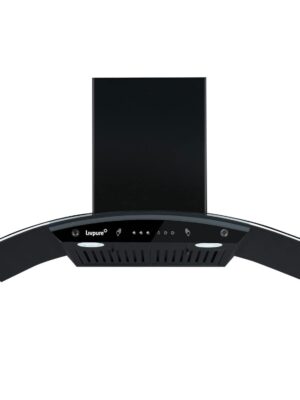 Elega-90 Auto Clean Wall Mounted Chimney  (Black 1300 CMH)