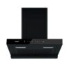 Evora-75 Auto Clean Wall Mounted Chimney  (Black 1350 CMH)