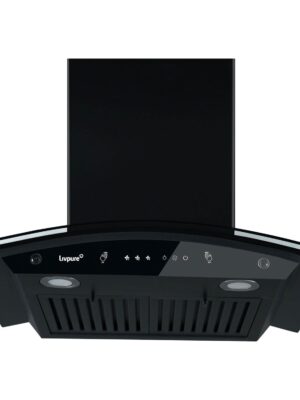 Elega-60 Auto Clean Wall Mounted Chimney  (Black 1300 CMH)