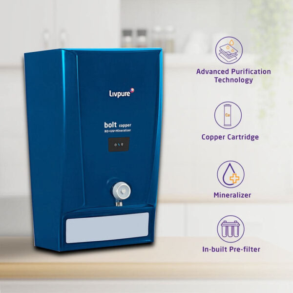 Livpure Bolt Copper (RO+UF) Water Purifie