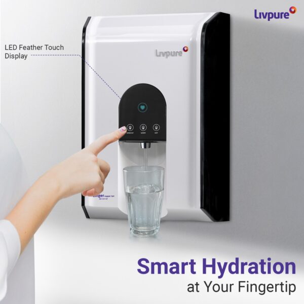 Livpure Zinger Copper Hot RO+UV+UF